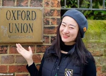 The Oxford Union has been plunged into fresh chaos after it kicked out another president-elect ¿ this time over alleged election fraud (pictured: Catherine Xu)