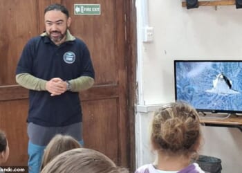 It has emerged that a passenger and two crew members from the virus-infected MV Hondius visited a school on Tristan da Cunha