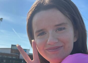 Katie-Lou Berry (pictured) was last spotted at around 6.10pm on May 8 close to the Botanic Gardens in Southport
