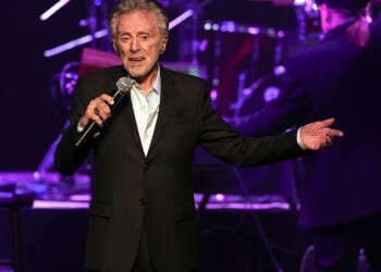 Law enforcement reported to the LA home of Frankie Valli, 92, on Sunday amid reports a restraining order the legendary singer has against son Francesco had been violated. Pictured 2023