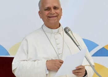 Pope Leo XIV has gone viral after he was seen wearing Nike trainers in a documentary trailer