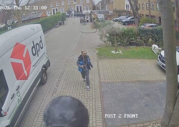 Camila Martins, from Westminster in London, was left perplexed after receiving a call from a DPD delivery driver on March 12 asking where the package she had left for collection was. Turning to CCTV for answers, she watched as the brazen thief Ali Sadeghi slipped behind a DHL van to gain access to her gated Mews
