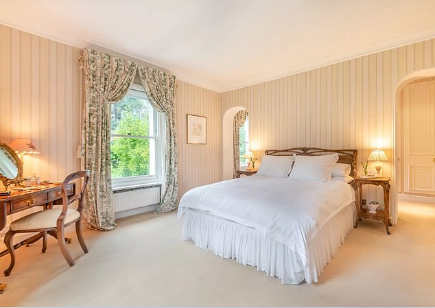The One Show host, 49, has been documenting her big plans to overhaul the sprawling £2.8million property (pictured) in Ascot, Berkshire, on social media