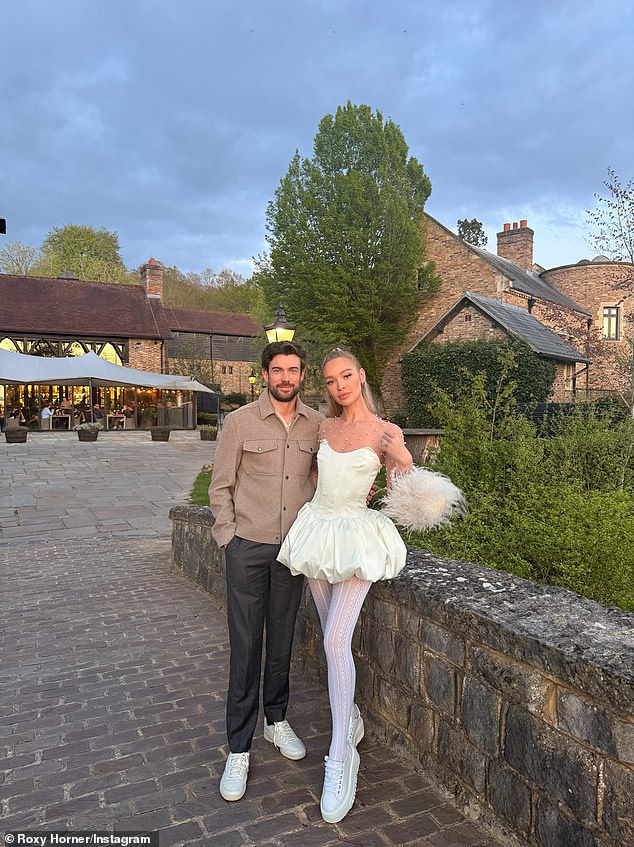 Roxy and Jack have been dating since lockdown in 2020, and welcomed daughter Elsie, two, in September 2023 before becoming engaged in December 2024