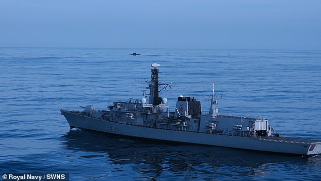 Prior to her retirement HMS Iron Duke carved out a niche escorting Russian ships through the English Channel