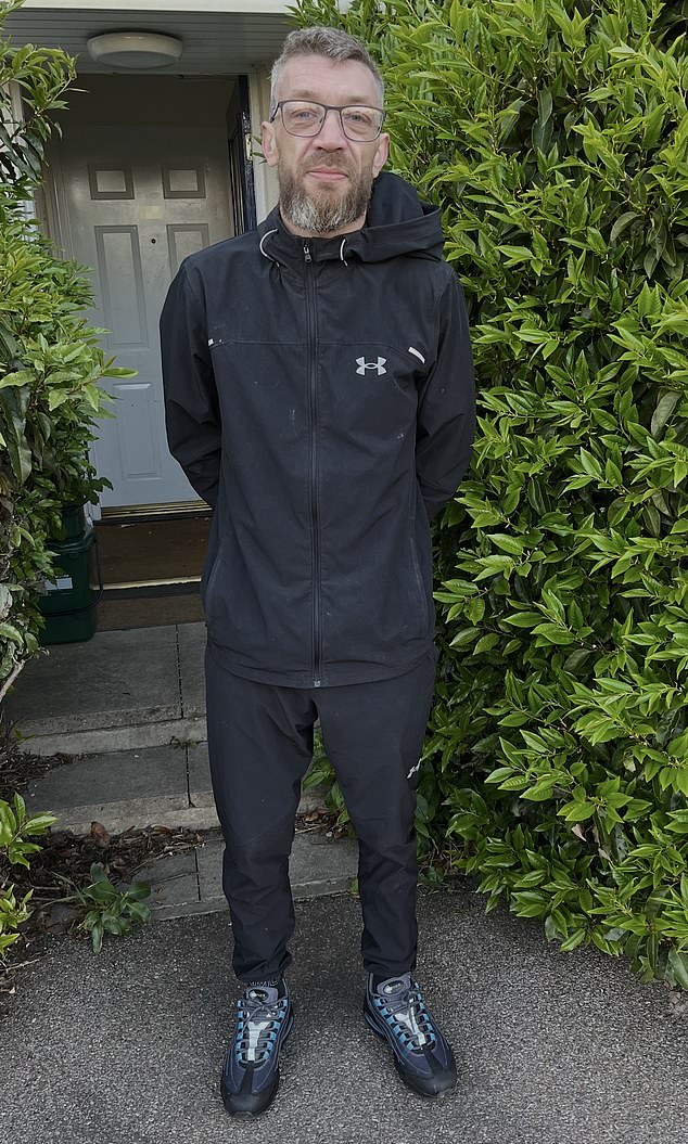 Wilson's despairing older brother David Wilson (pictured) has spoken for the first time to tell the Daily Mail about his fears that his brother could party himself to death