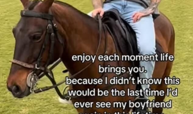 Kate Cassidy has shared footage of Liam Payne cantering up a polo pitch on a trim bay pony