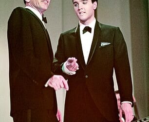 Moonlighters Frank Sinatra and Elvis Presley