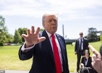 President Donald Trump delivered a 'no, no' when asked Friday if King Charles had made his change his mind on NATO. He's been extremely critical of the alliance since the advent of the Iran war