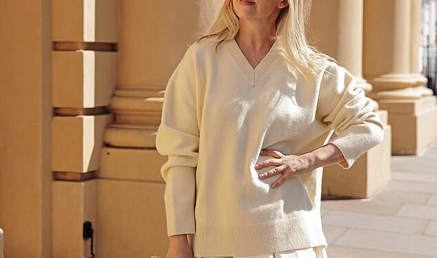 Jumper, Cos. Skirt, Toteme. Sunglasses, Celine. Bag, Jacquemus.
