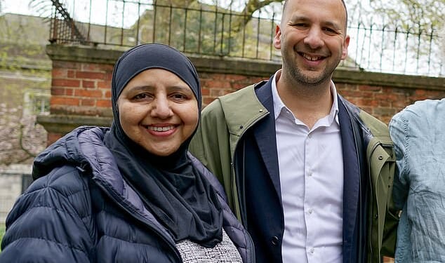 Green Party leader Zac Polanski, pictured with candidate Ifhat Shaheen, who has been accused of writing posts defending the Hamas terrorist attacks of October 7, 2023