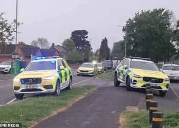 Emergency services were called to Holmcroft Road in the Holmcroft area of Stafford, Staffordshire, where a  teenage boy died on Saturday after being struck by a fallen tree