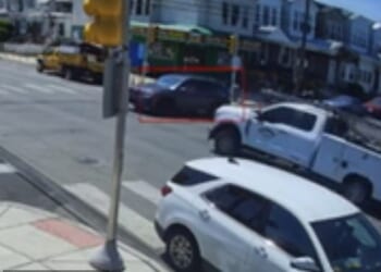 An 18-year-old man allegedly stole a truck before crashing into multiple cars and an elementary school playground