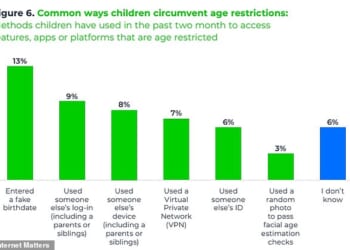 A new report has revealed the desperate lengths British children are going to to bypass online age checks