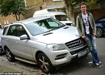 The hypocrite Green Party candidate who drives a gas guzzling diesel SUV... while telling YOU not to