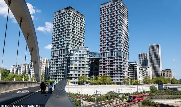 The East Village in Stratford is the area where Olympic athletes were previously housed in 2012