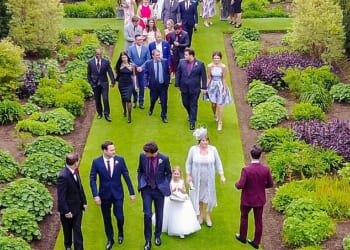 Tom Daley has shared some very candid and previously unseen wedding snaps (pictured) as he celebrates his ninth anniversary with husband Dustin Lance Black
