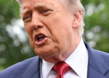 President Trump told reporters that he expected an answer from Iran tonight amid ongoing negotiations over the Strait of Hormuz