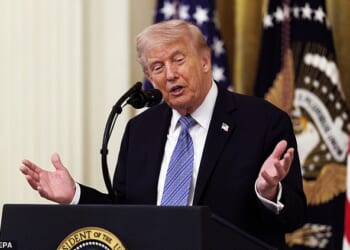 Donald Trump warned Tehran it would be 'blown off the face of the earth' on Monday should it target American ships in the Gulf