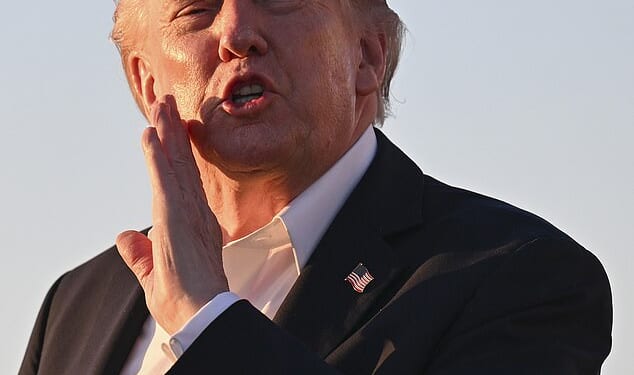 President Trump said the US would start ‘guiding’ – his word – commercial ships out of the Strait of Hormuz, where they have been stranded for more than two months
