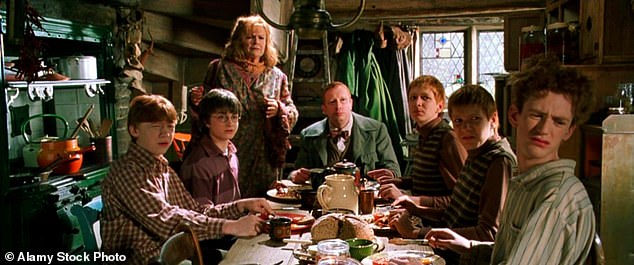 The four were first seen on screen together back in November 2021, four years after the release of JK Rowling's first book about the boy wizard in 1997