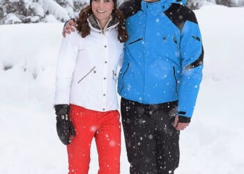 While the Prince of Wales may travel around the globe for royal engagements, private family holidays and trips away must be covered under his own budget. Pictured: the Prince and Princess of Wales during a ski trip in 2016