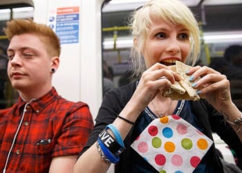 Gen Zs are happy to tuck in on the Tube