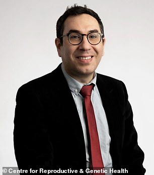 ‘Men should strongly consider freezing their sperm while still in their prime,' says Dr Wael Saab