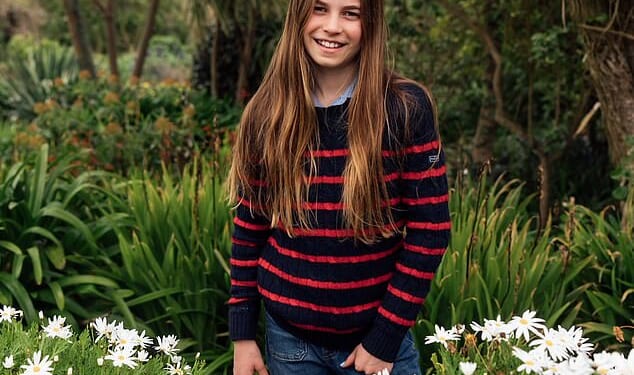 The photograph released at the weekend to mark Princess Charlotte's 11th birthday