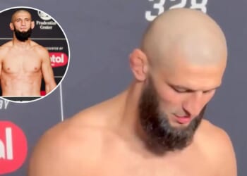 ‘Didn’t make that weight’ – Khamzat Chimaev conspiracy theory whipped up by controversial star just hours before UFC 328